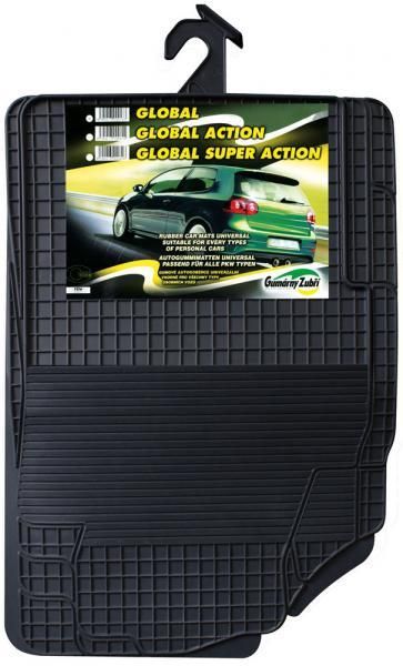 Juego de 4 alfombrillas de goma universales Cora Global