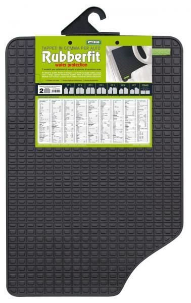 Alfombrillas de goma delanteras Cora Rubberfit FIT2