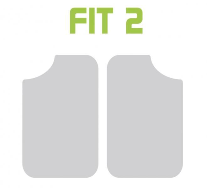 Alfombrillas de goma delanteras Cora Rubberfit FIT2