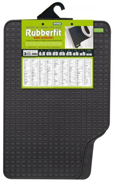 Alfombrillas de goma delanteras Cora Rubberfit FIT3