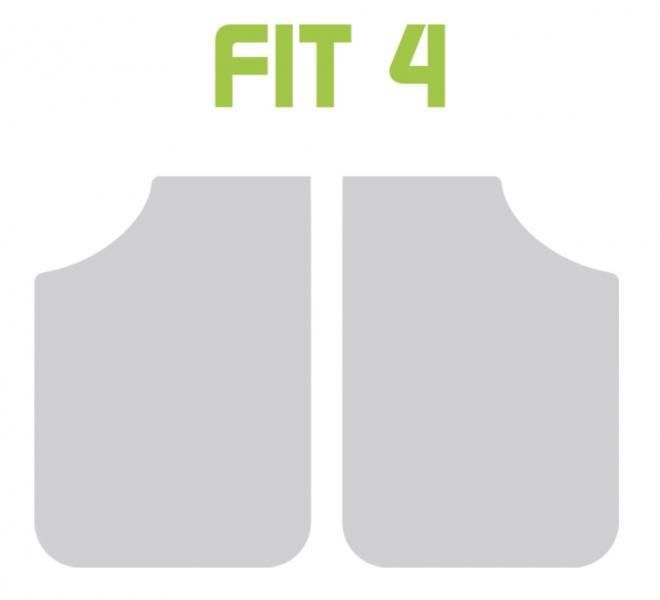 Alfombrillas de goma delanteras Cora Rubberfit FIT4
