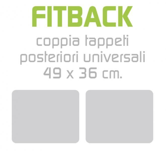 Alfombrillas de goma traseras Cora Rubberfit FITBACK