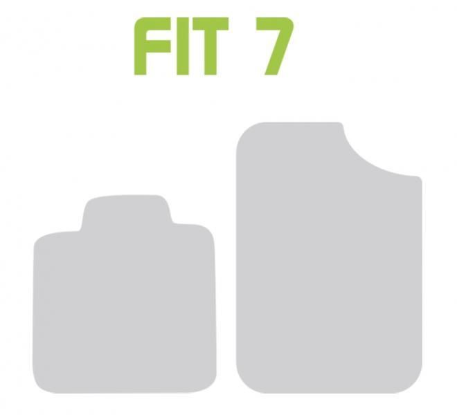 Alfombrillas de goma delanteras Cora Rubberfit FIT7