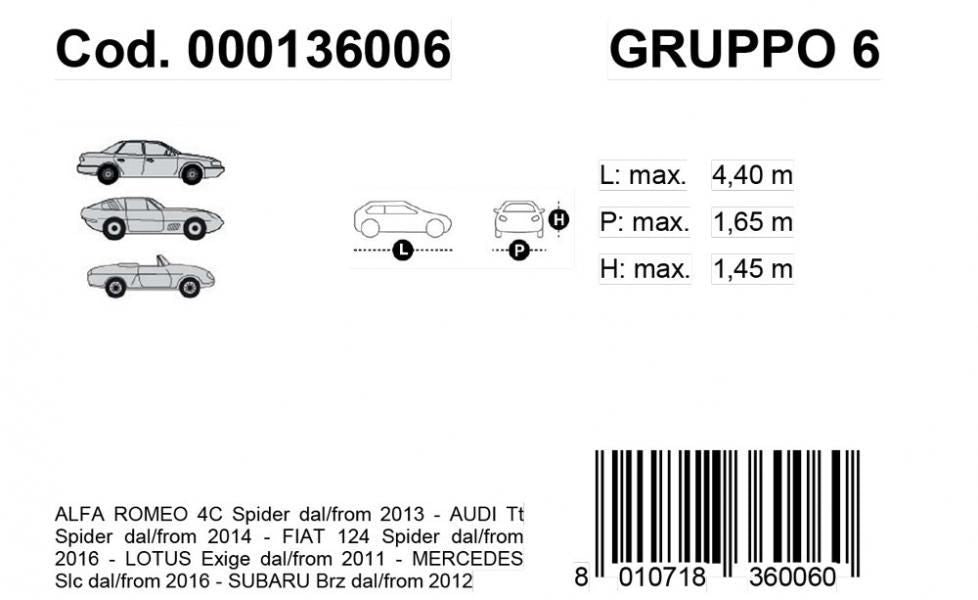 Cora Copriauto Gabardine Car modello 6