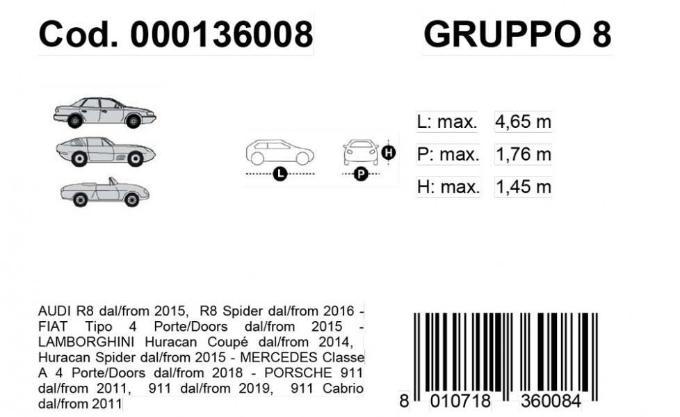 Cora Gabardine Autoabdeckung Modell 8