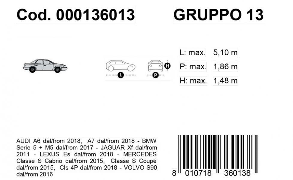 Cora Copriauto Gabardine Car modello 13