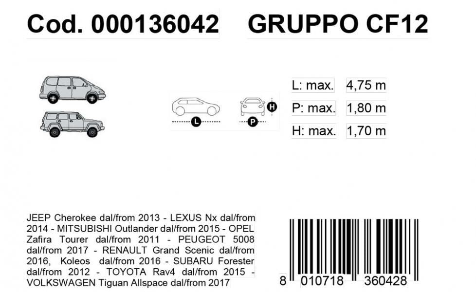 Cora Gabardine Car Cover Modell VAN 12