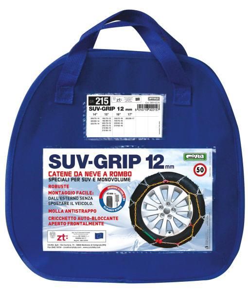 Cadenas de nieve Cora Suv-Grip de 12 mm, grupo 215