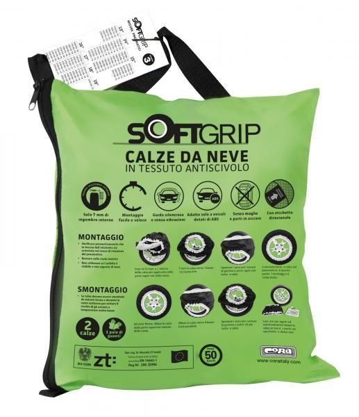 Cora SoftGrip Stoff-Schneesocken Gruppe 6