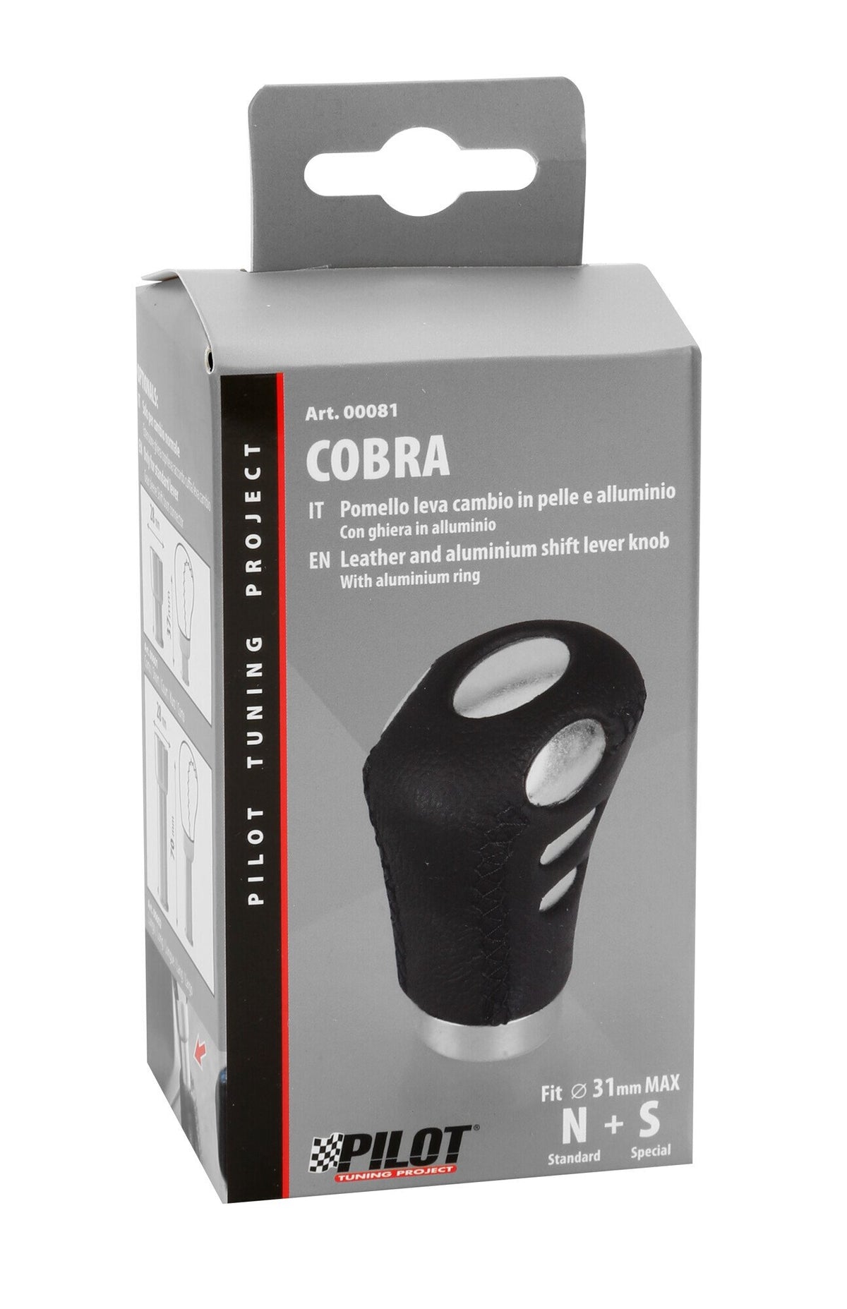 Pilot Cobra - Pomello leva cambio - Nero