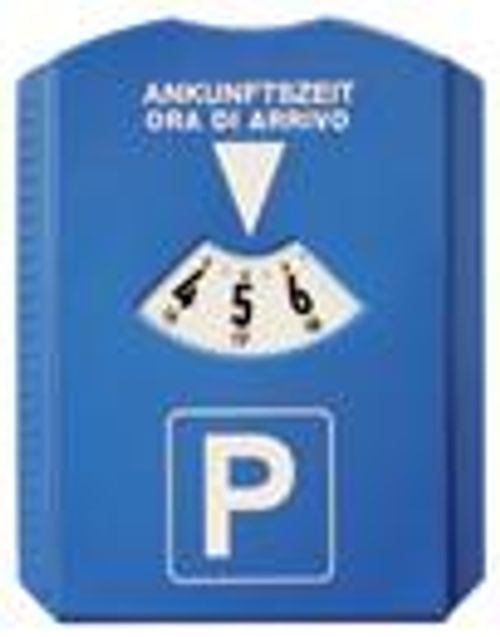 Cora Rachiaghiaccio with parking disc