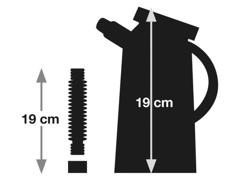 Cora Flüssigkeitspumpe mit Kappe und Ausgießer 1 l