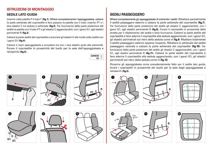 Cora Van Seat Covers, Size SP27, Black Polyester Fabric