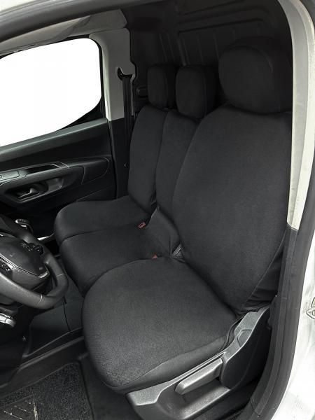 Cora Van Seat Covers, Size SP27, Anthracite Quilted Cotton Fabric