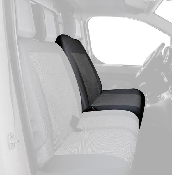 Cora SP28/SP29 Van Driver Seat Cover in Black Cotton Blend