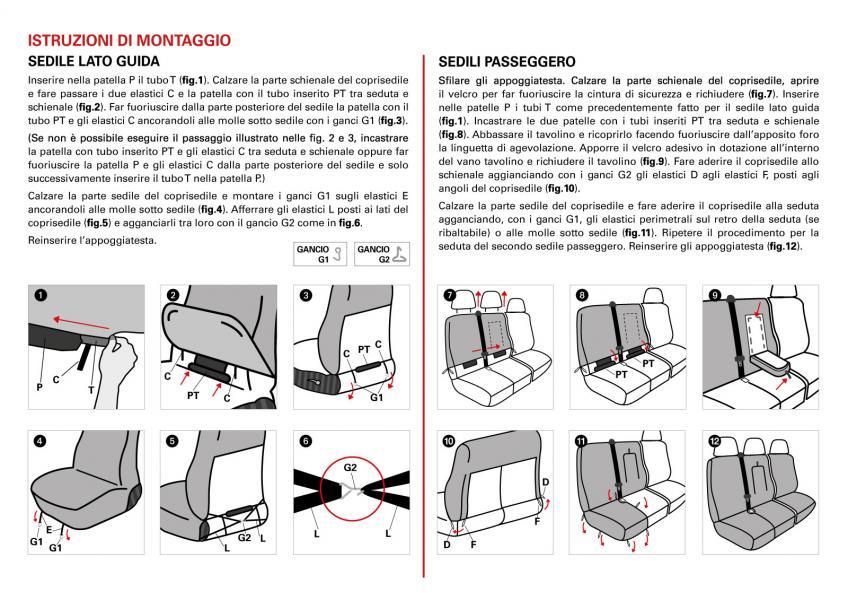 Cora Van Seat Covers, Size SP31, Black Polyester Fabric