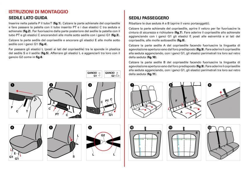Cora Van Seat Covers, Size SP32, Split Seat, Black Polyester Fabric