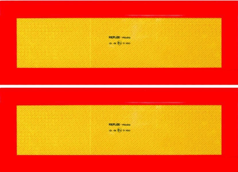 Cora Pannelli riflettenti e fluorescenti per rimorchi 565x200x2 mm