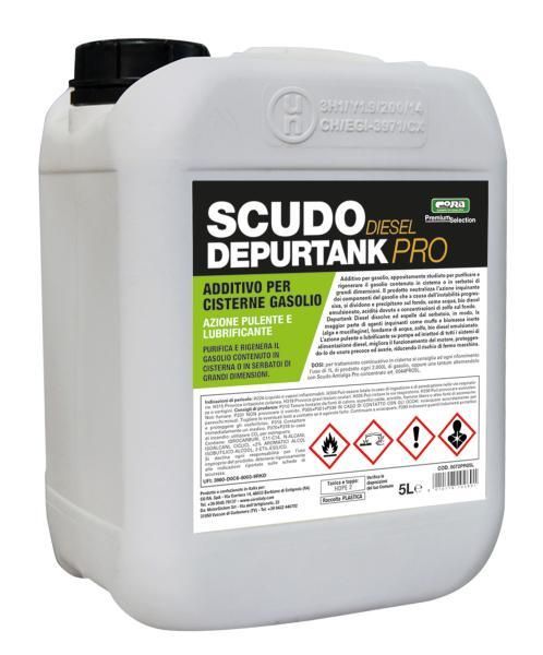 Aditivo diésel Cora Quality Chemicals Scudo Depurtank Pro 5 L