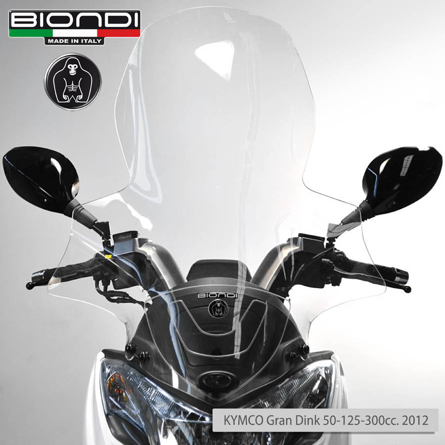 Biondi Club Parabrezza Trasparente KYMCO Gran Dink 50 2T-125/300i 2011-2017