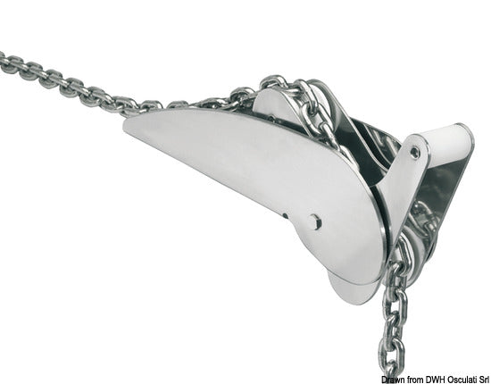 Osculati Musone a ribalta pesante Classic 695 mm 01.333.05