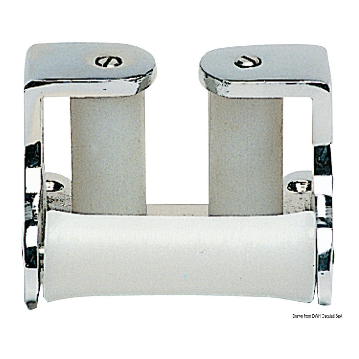 Guía de cadena Osculati o cuerda de arco de triple rodillo 01.345.00