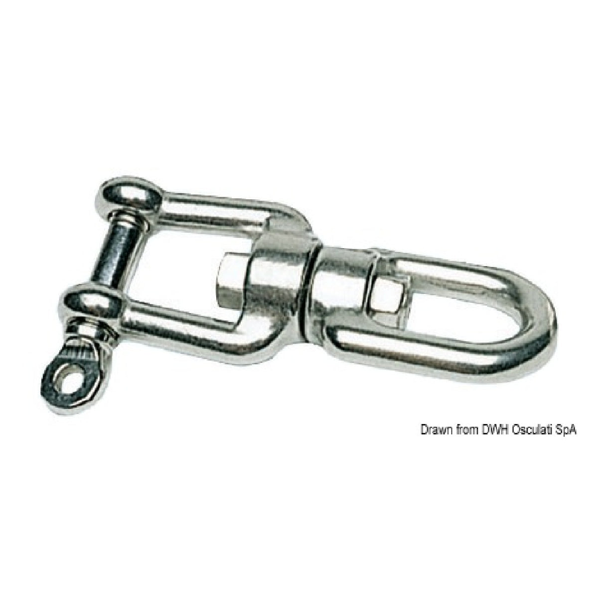 Osculati Galvanized steel swivel for anchor chain and buoy 01.427.10