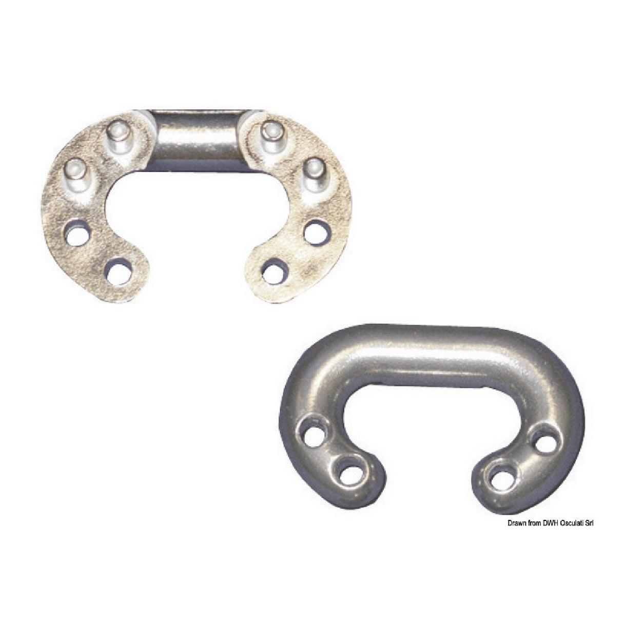 Osculati Stainless steel false link 8 pins for boats calibrated chain 01.672.06