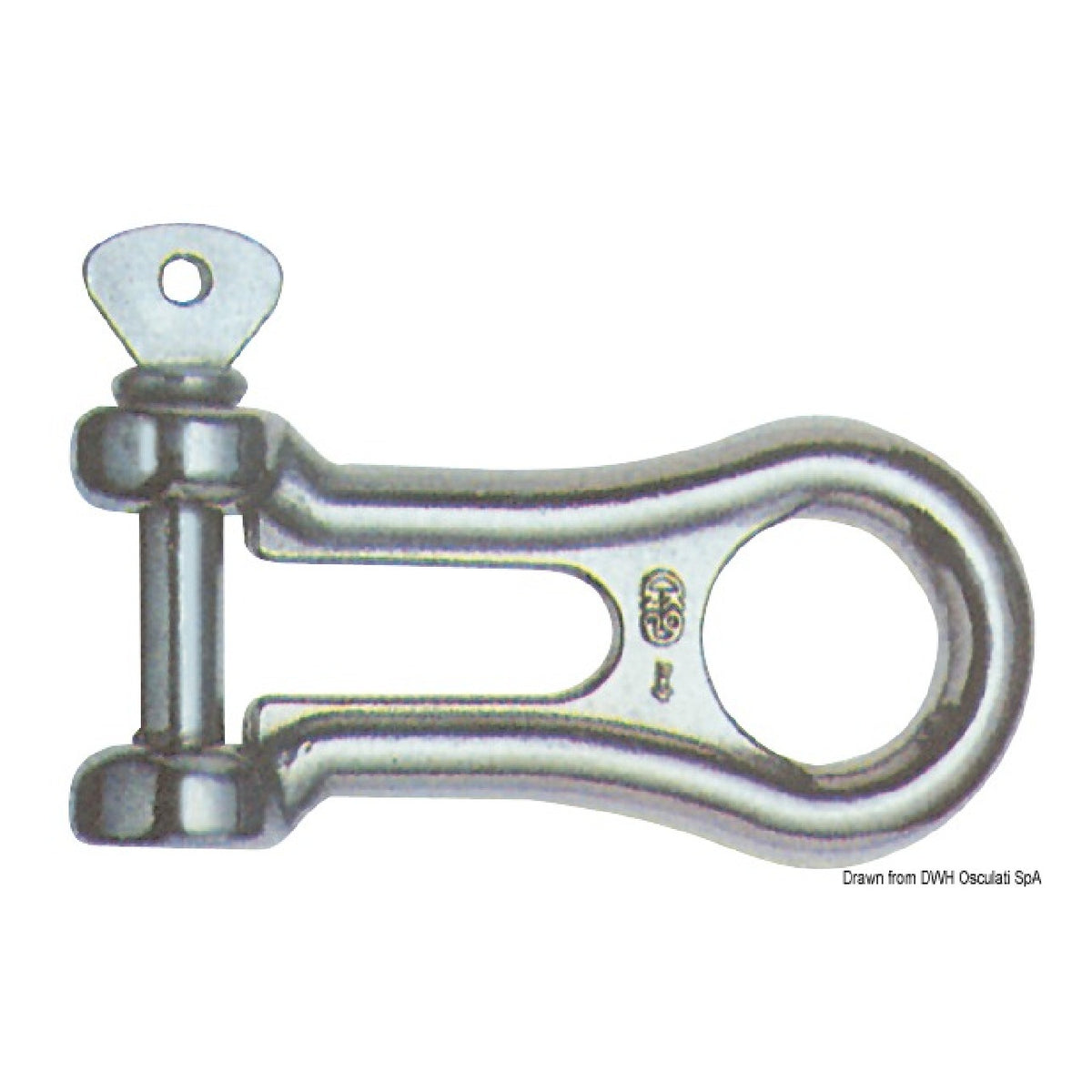 Osculati Connettore a cavallotto KONG Chain gripper in acciaio inox 01.743.01