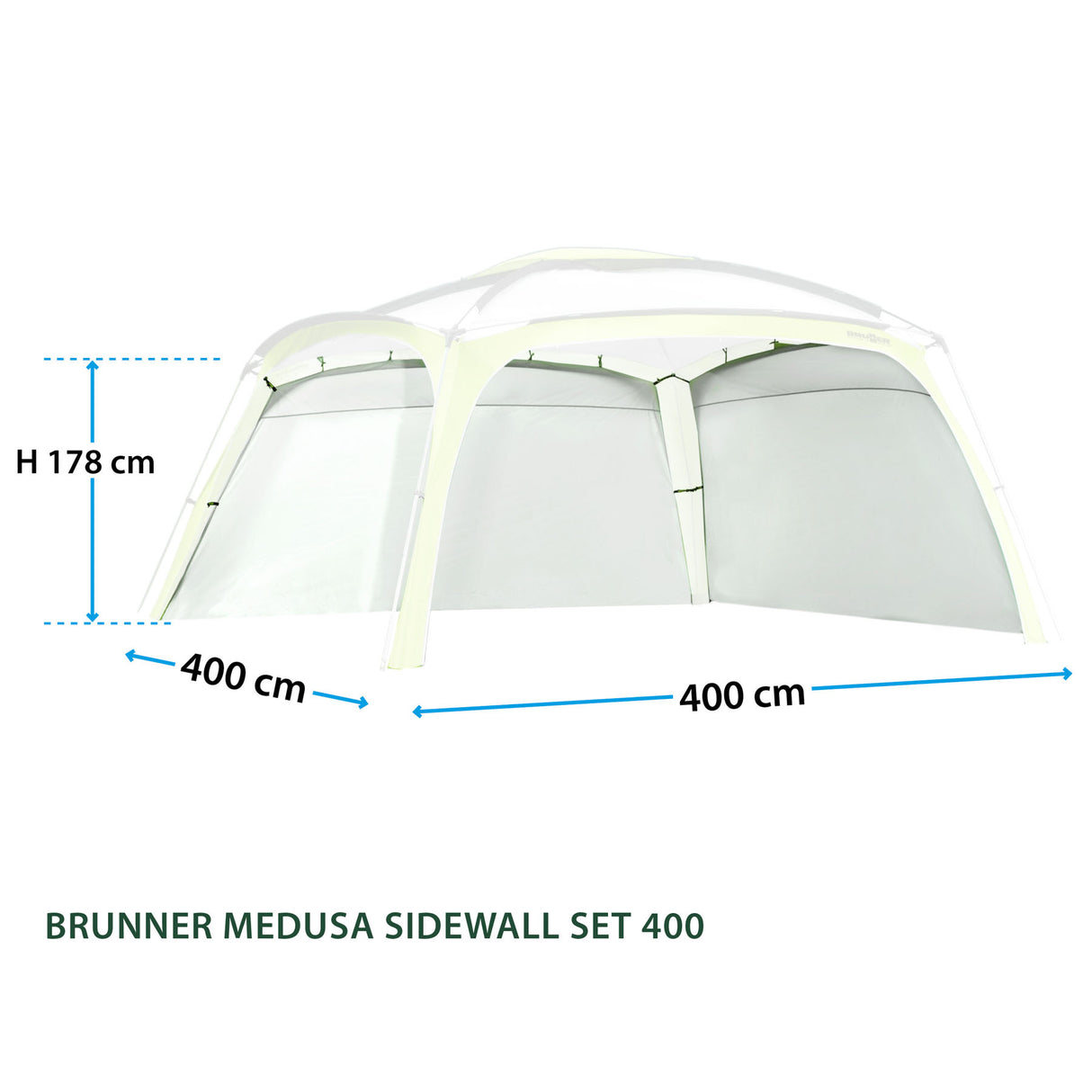 Brunner Set aus 2 Wänden für Medusa II 4m 0102055N