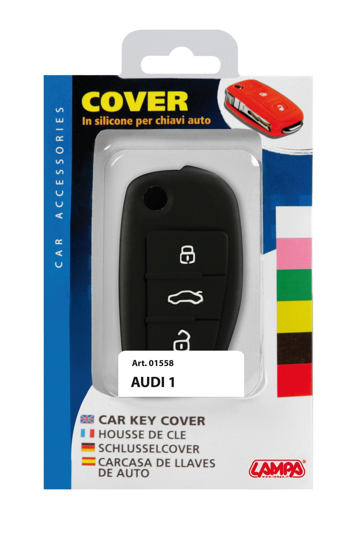 Lampa Cover per chiavi auto, conf. singola - compatibile per - Audi - 1 01558