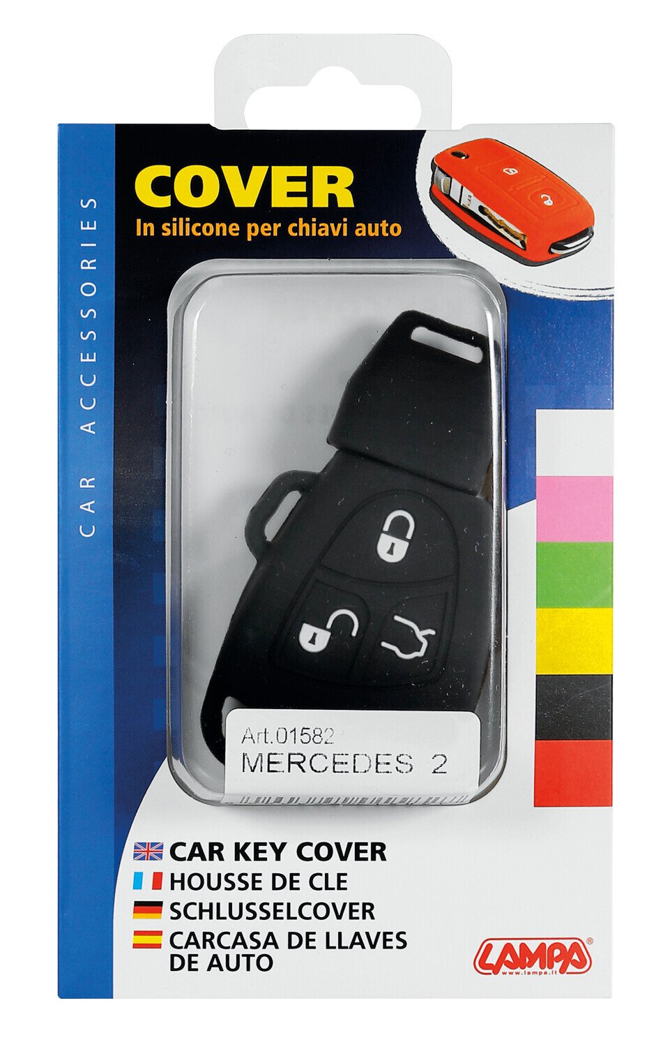 Lampa Cover per chiavi auto, conf. singola - compatibile per - Mercedes - 2 01582