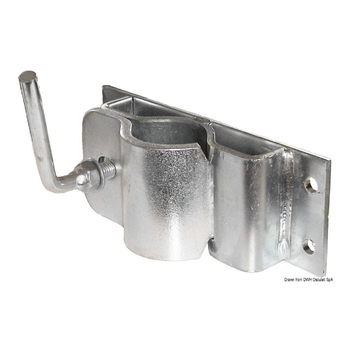 Osculati Supporto per ruotino carrello traino 02.016.52 02.014.55