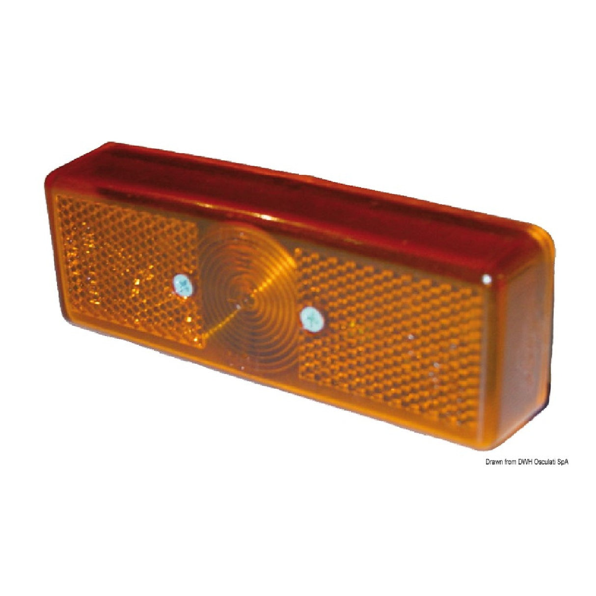 Osculati Trailer light with orange reflector 02.022.05