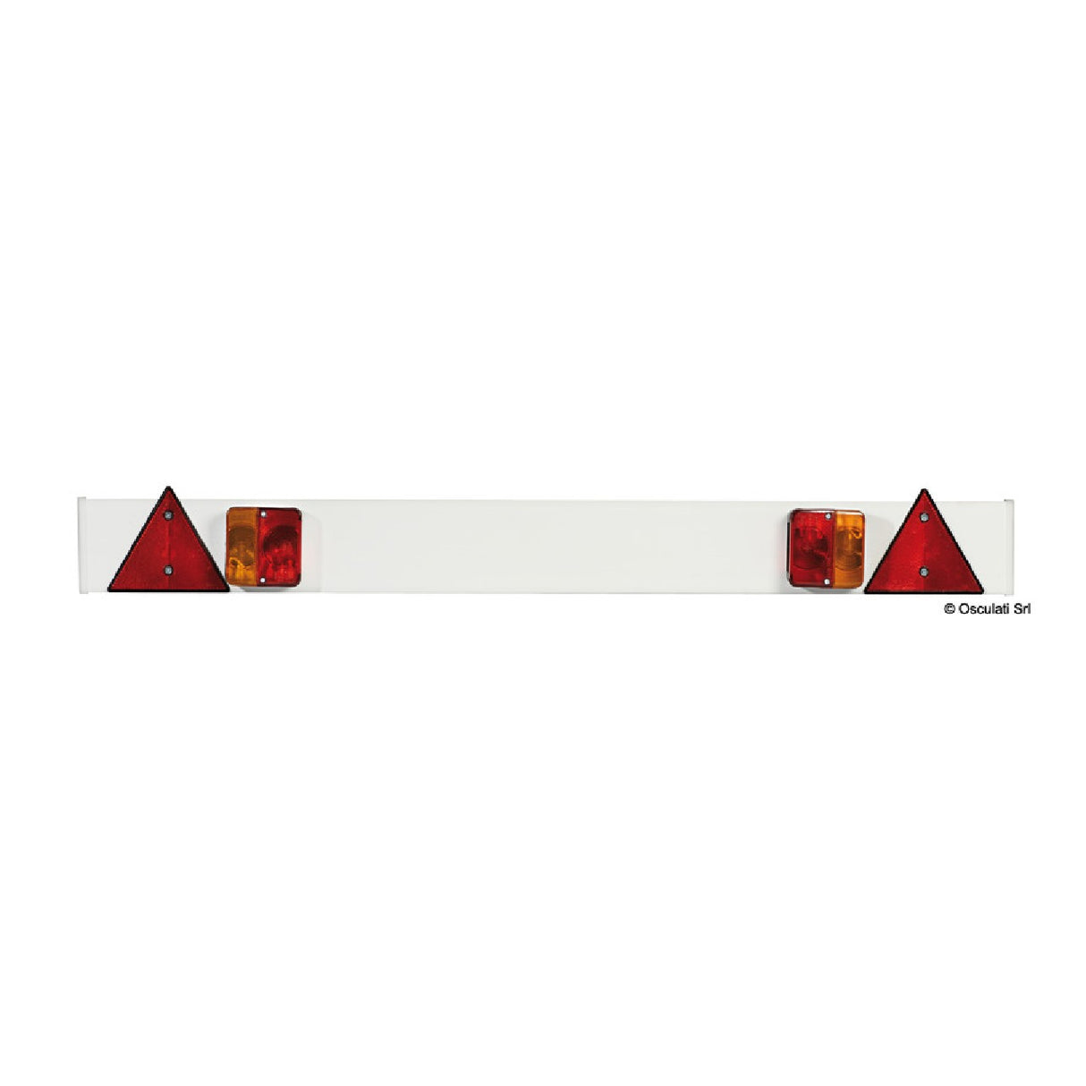 Osculati Barra posteriore in plastica con luci per carrello traino 02.023.15 - AmerigoStore