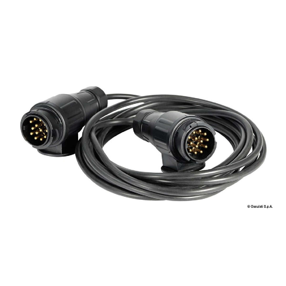 Osculati Anhänger-Verlängerungskabel 2 Stecker/7-13 Pole 02.024.05
