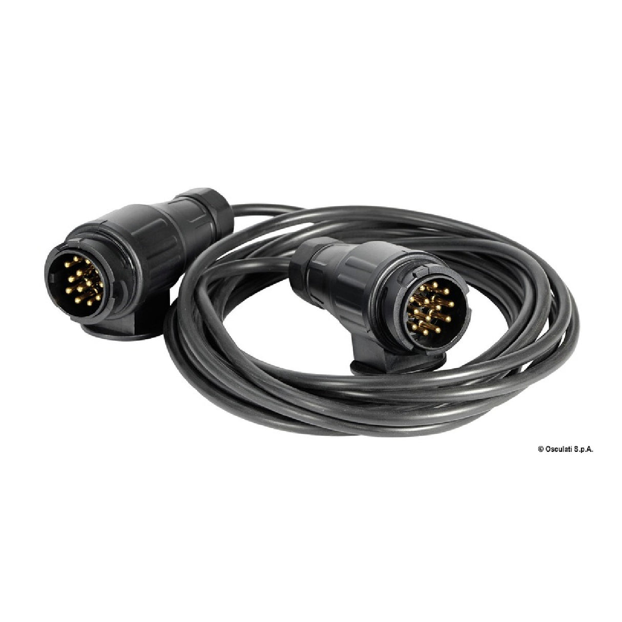 Osculati Anhänger-Verlängerungskabel 2 Stecker/7-13 Pole 02.024.05