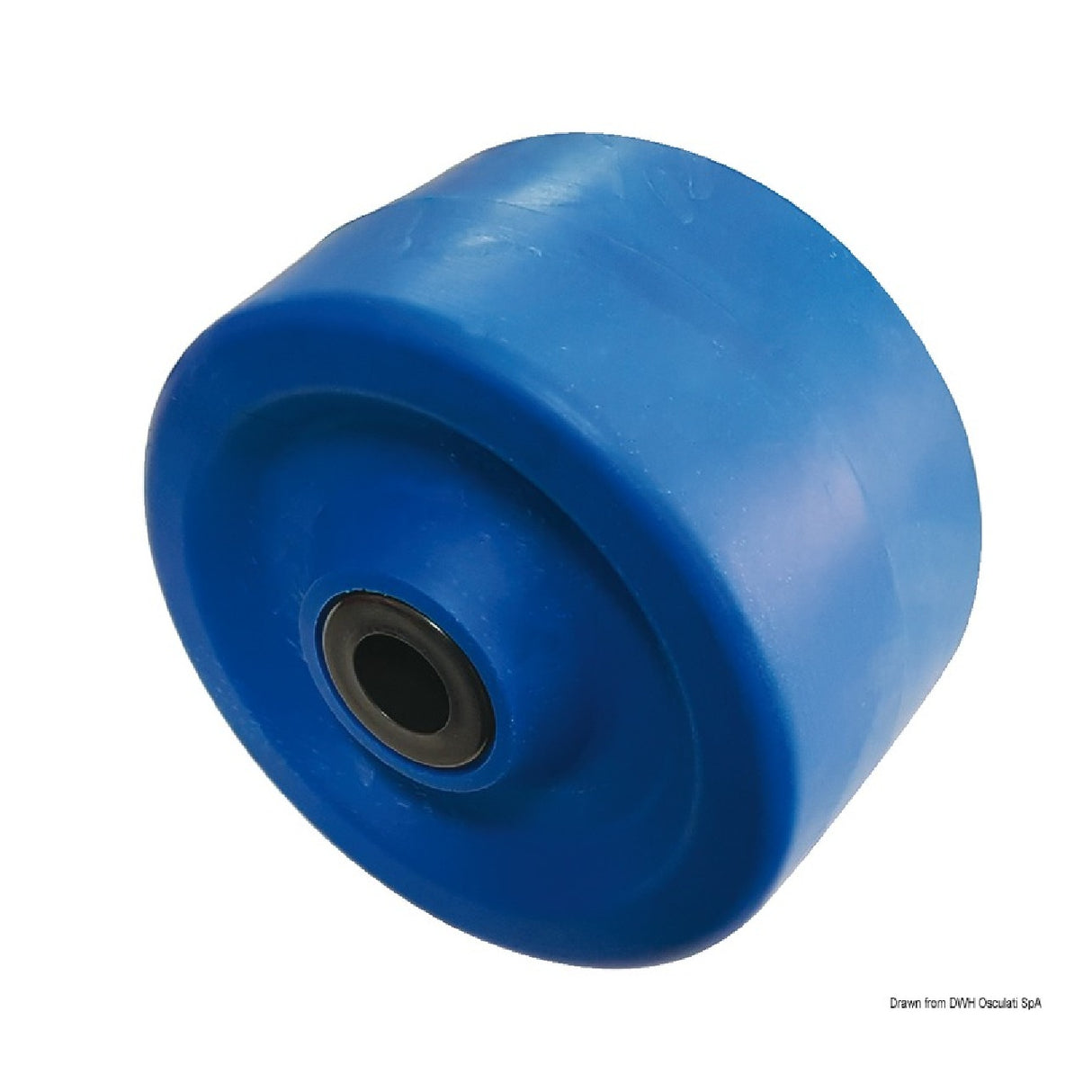 Osculati Rullo rimorchio laterale blu 135x75 mm foro 22 mm 02.029.10