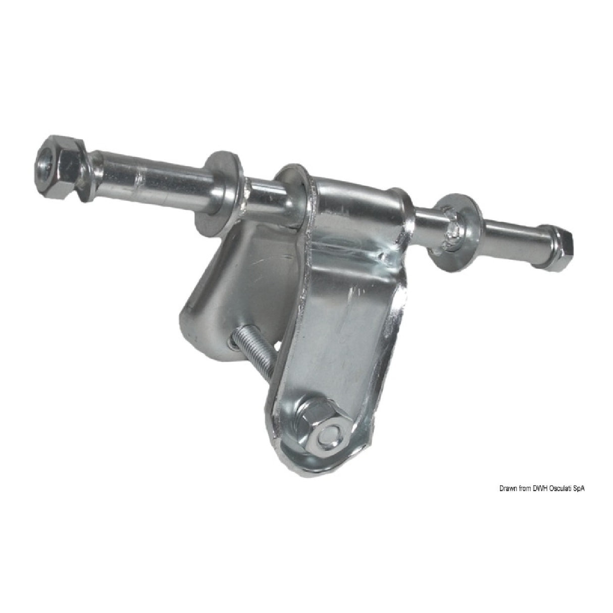 Osculati Staffa Rullo rimorchio laterale diritta 30 mm 02.029.30 - AmerigoStore