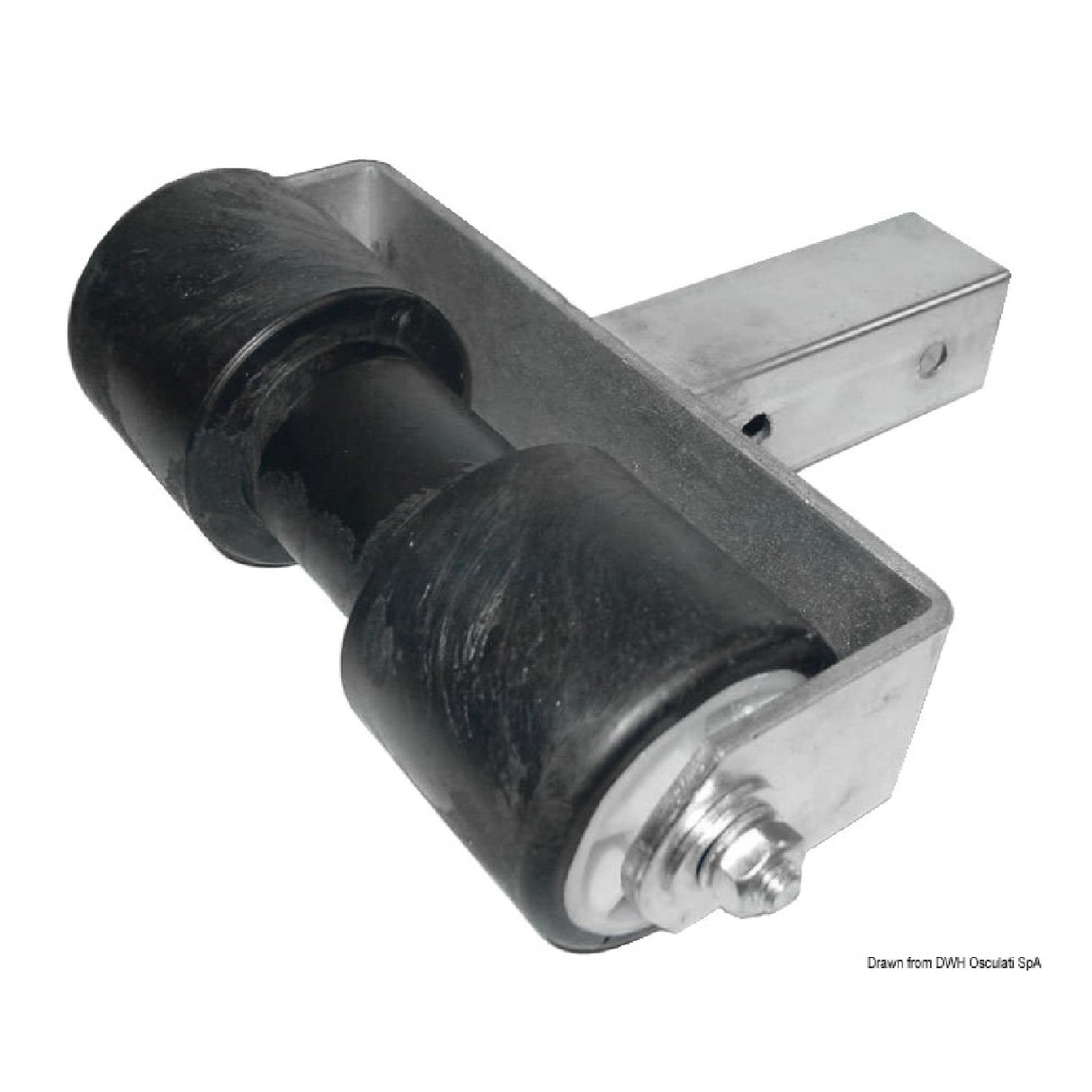 Osculati Rullo rimorchio reggichiglia centrale grande 30 x 30 mm 02.030.05 - AmerigoStore