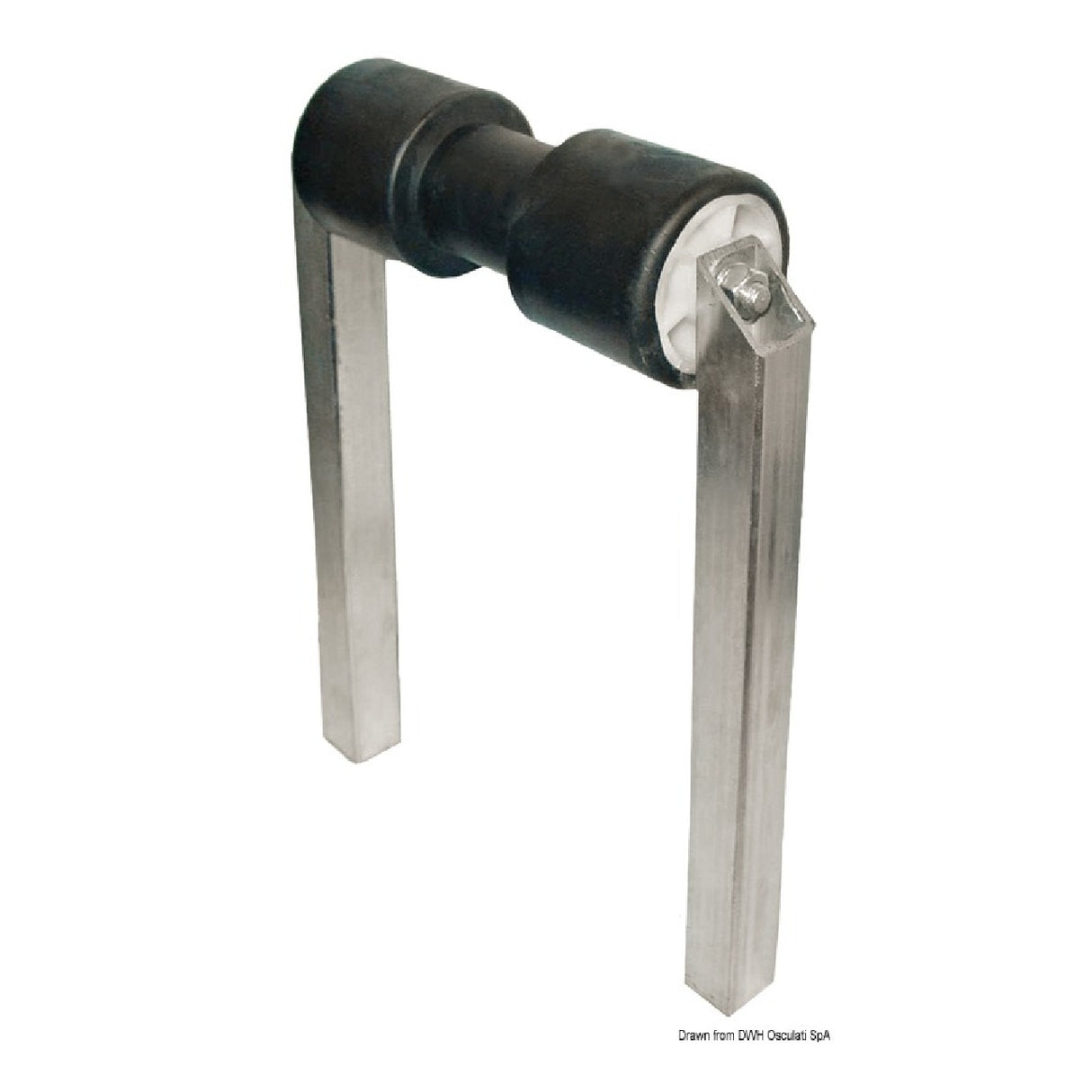 Osculati Großes zentrales Kielanhänger-Rollenrohr 30 x 30 mm 02.030.14