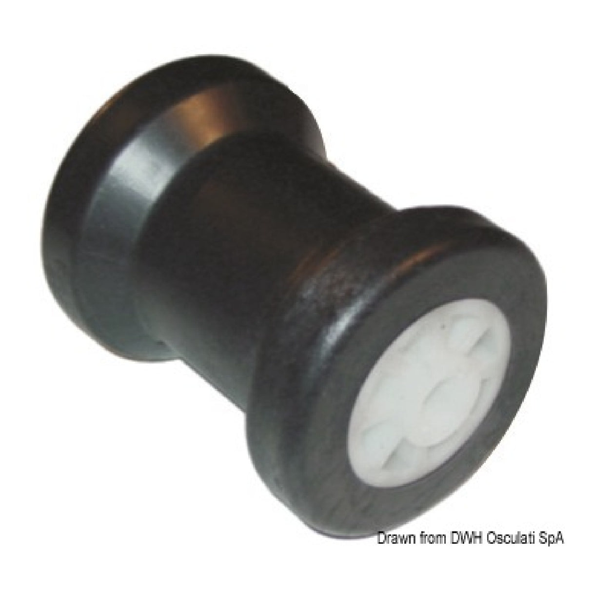 Osculati Central trailer roller PVC hole diameter 14 mm 02.031.08