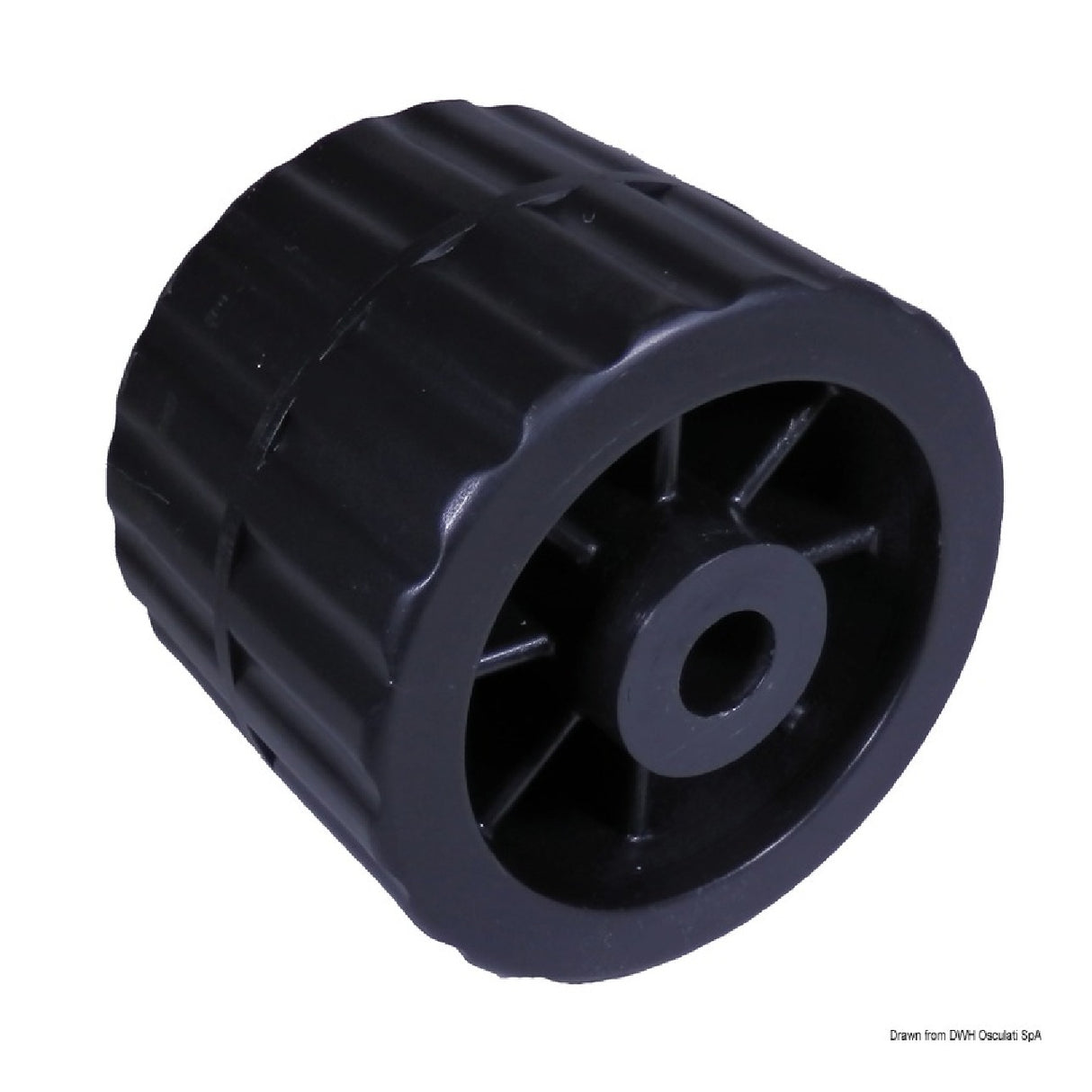 Osculati Black side trailer roller diameter 15 mm 02.031.10