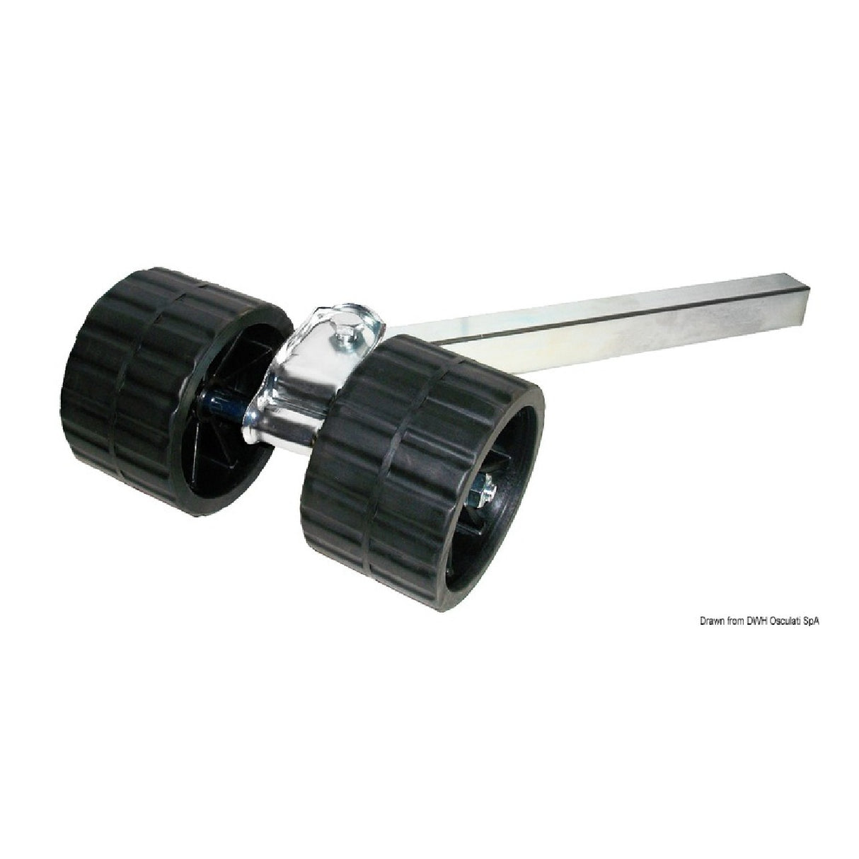 Osculati Rullo rimorchio basculante 2 Rulli rimorchio dritto 30 mm 02.031.35 - AmerigoStore