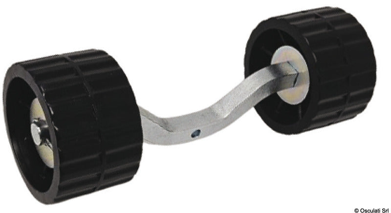 Rodillo fijo Osculati con perfil extruido de 20 mm y perfil conformado de 120x75 mm 02.031.70