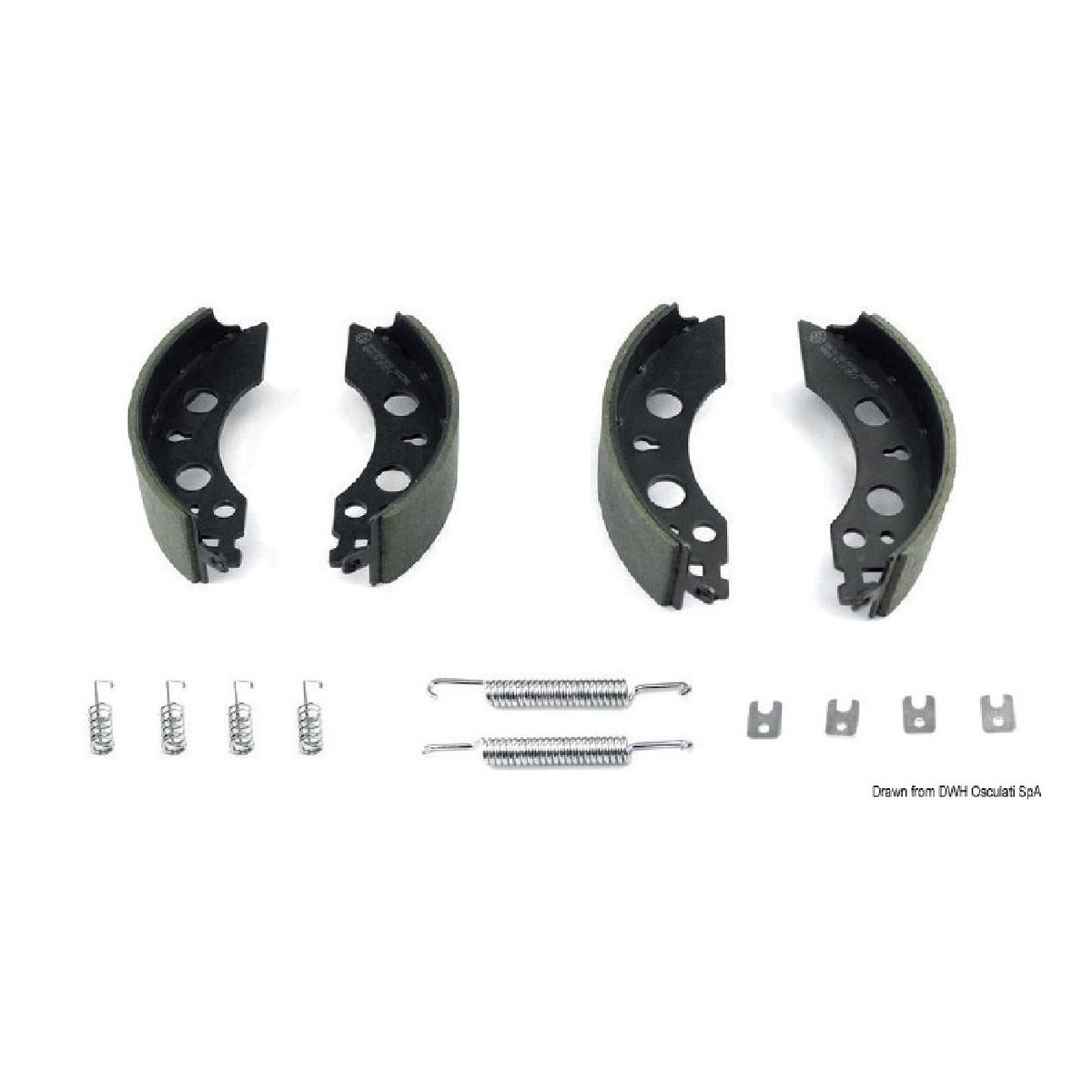 Kit de freno Osculati para carros de remolque y remolques 02.035.02