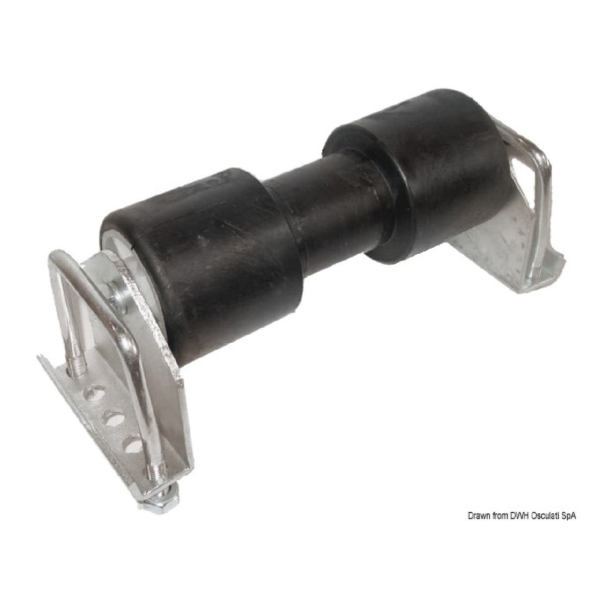 Osculati Central roller with Ellebi bracket 02.040.75