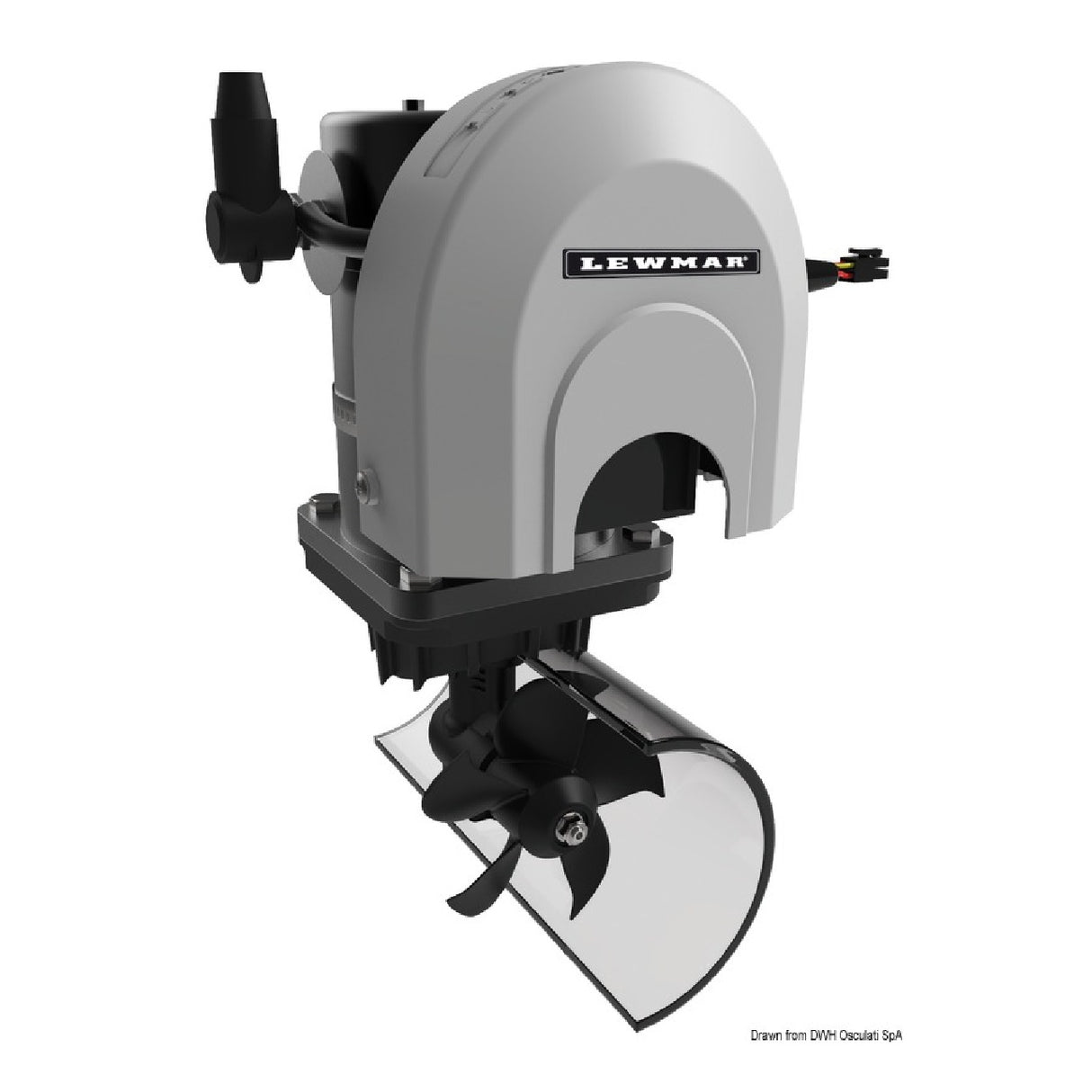 Lewmar Bugstrahlruder-Kit 2/3 kW - 0,75 m/1 m Tunnel