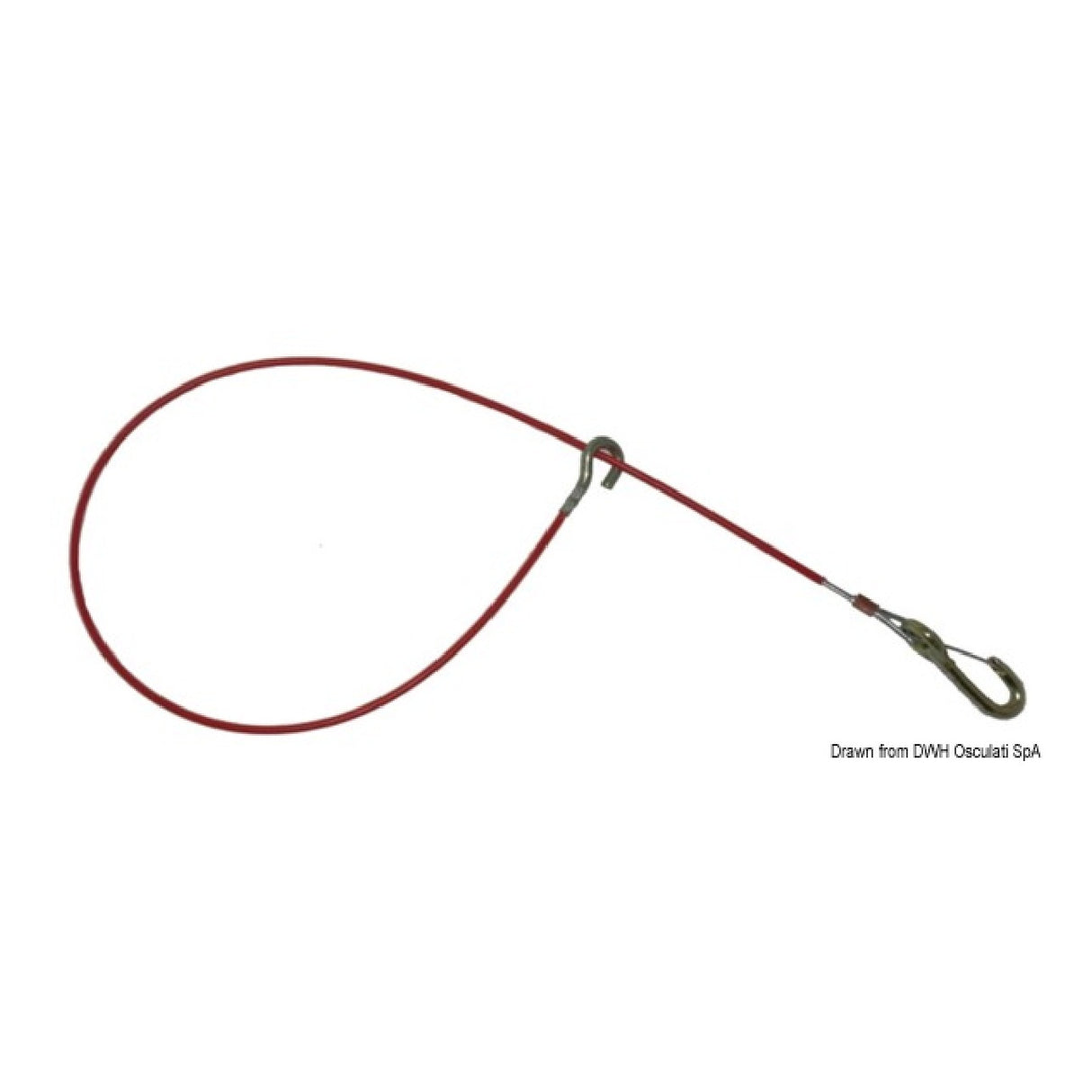 Osculati Sicherheitsseil mit Sollbruchstelle für Bootsanhänger 02.057.13