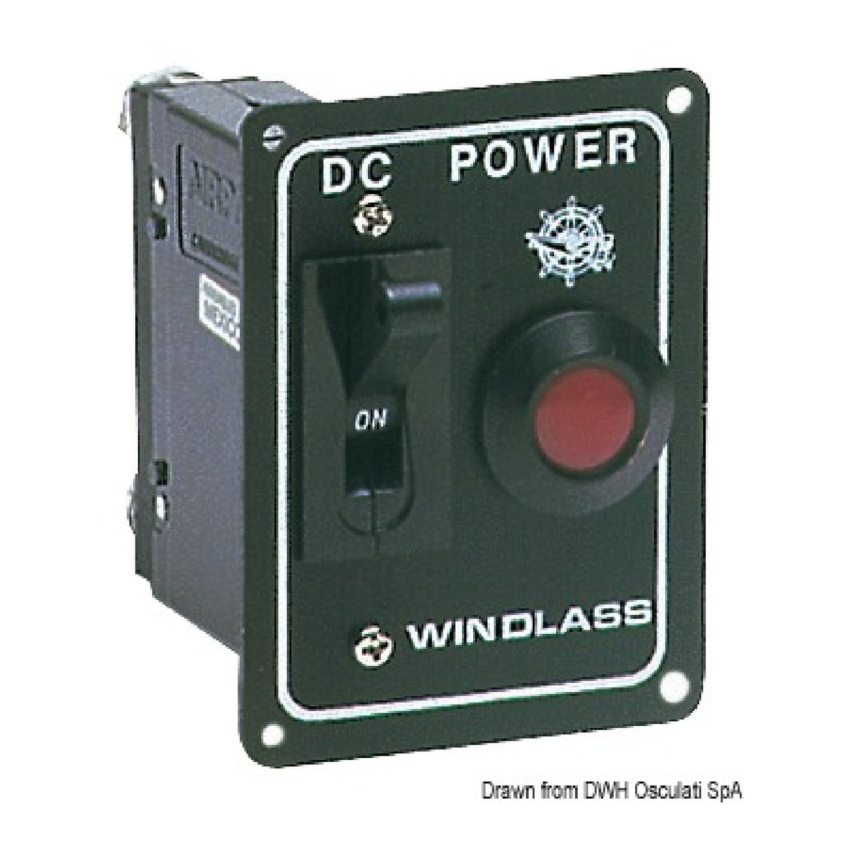 Osculati Pannello di comando per verricelli o eliche di prua con interruttore di sicurezza 02.340.00